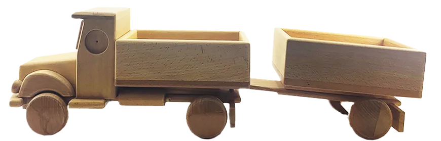 Wooden truck